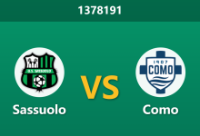 Thứ Sáu 1378191 Phân Tích Trước Trận Sassuolo vs Como: Mất Berardi, tỷ lệ khách thắng liệu có bị bơm giá quá lố?-Chốt Kèo AI - Chuyên Gia Dự Đoán Bóng Đá Hàng Đầu Việt Nam