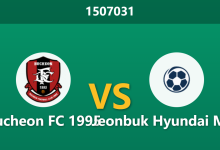 1507031 Phân Tích Trước Trận Bucheon FC 1995 vs Jeonbuk Hyundai Motors: Khủng hoảng thủ môn, tỷ lệ khách chấp liệu có quá hời?-Chốt Kèo AI - Chuyên Gia Dự Đoán Bóng Đá Hàng Đầu Việt Nam